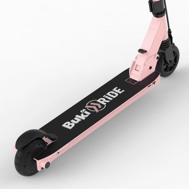 BUKI France Electric Battery Powered Scooter 125mm - Pink Gold