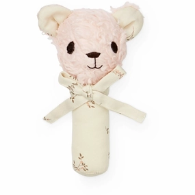 Cam Cam Copenhagen Petite Bear Rattle Coral