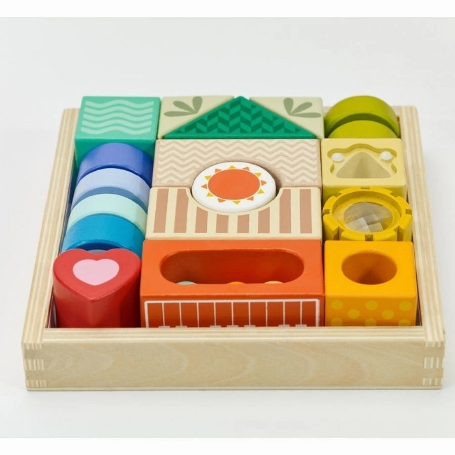 Classic World - Exploration Blocks Wooden Toys for Toddlers