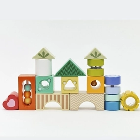 Classic World - Exploration Blocks Wooden Toys for Toddlers
