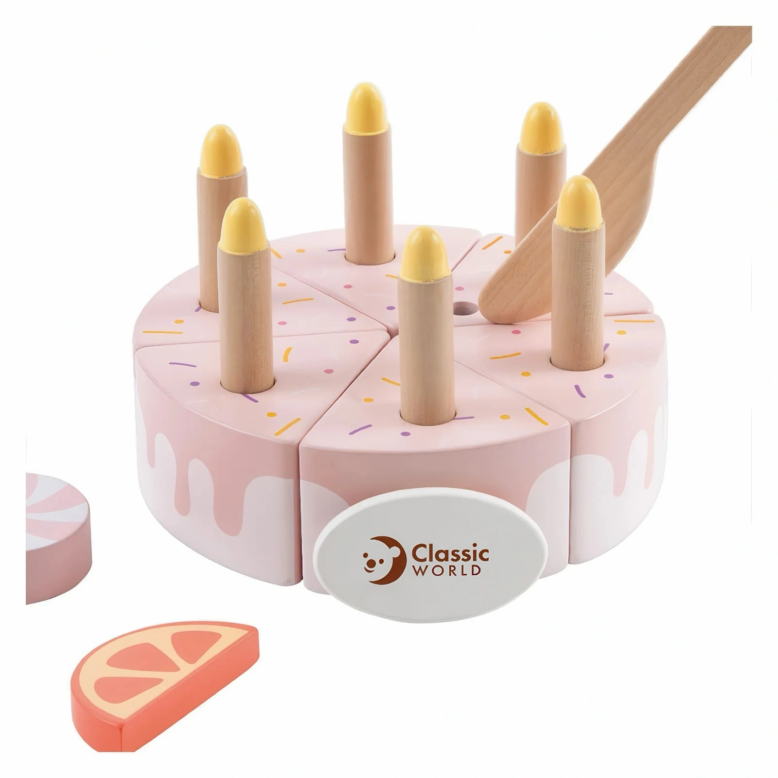 Classic World Wooden Birthday Cake with Cheese