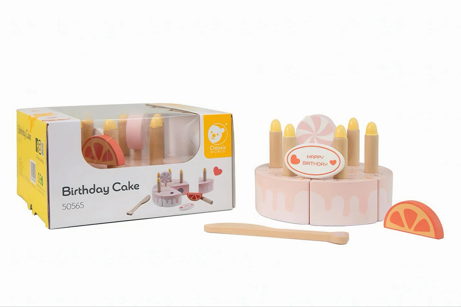 Classic World Wooden Birthday Cake with Cheese
