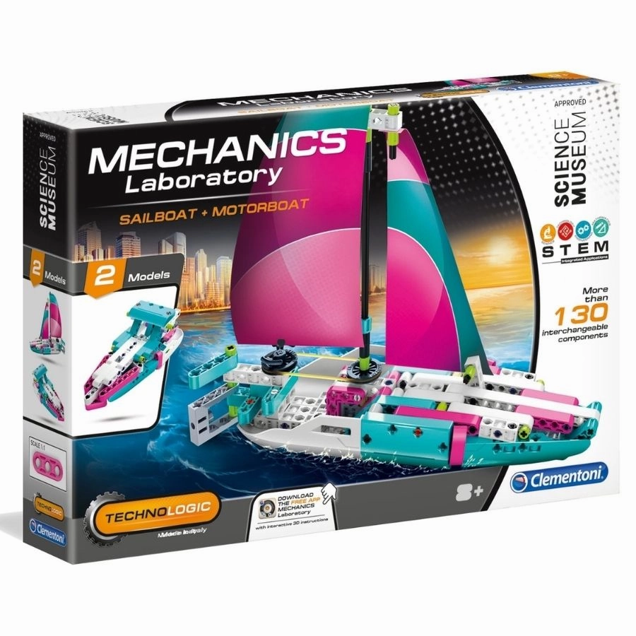 Clementoni - Mechanics Laboratory: Sailboat and Motorboat