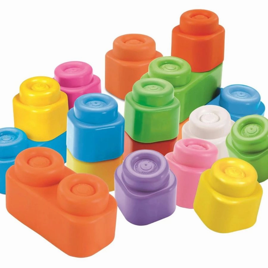 Clementoni - Soft Clemmy Touch and Play: Soft Blocks 20 pieces