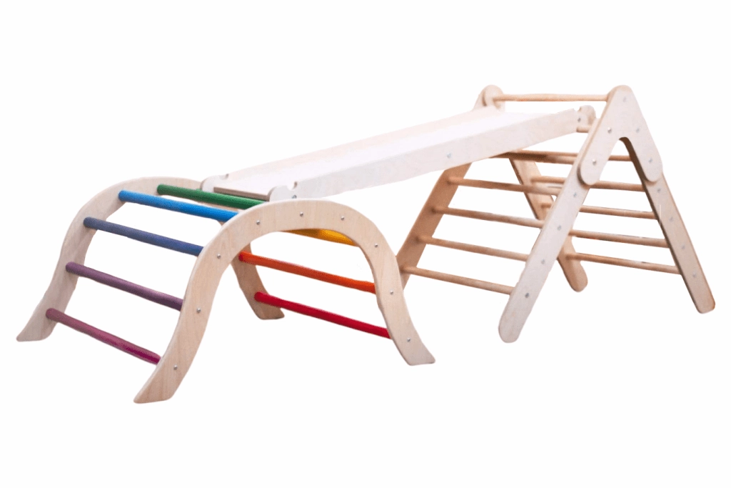 Climbing Bundle #1 - Arch Climber   Montessori Climbing Triangle   Ramp