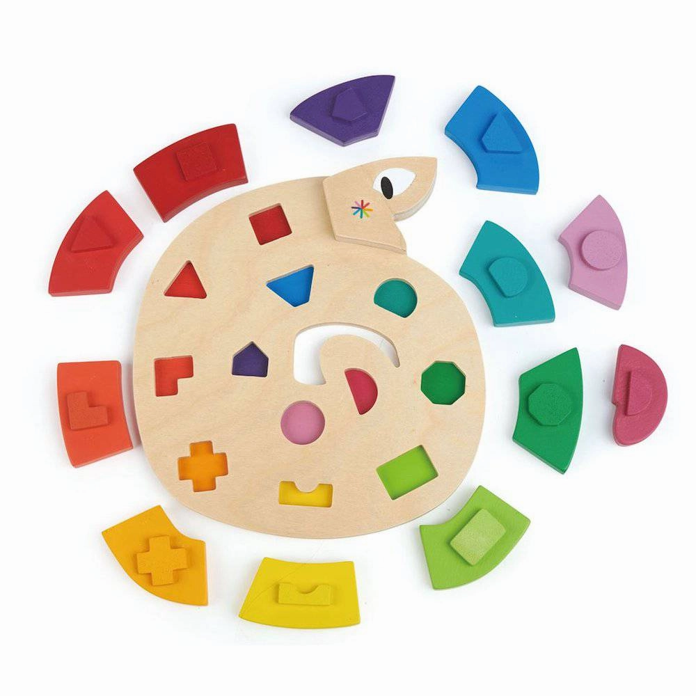 Color Me Happy Snake Puzzle