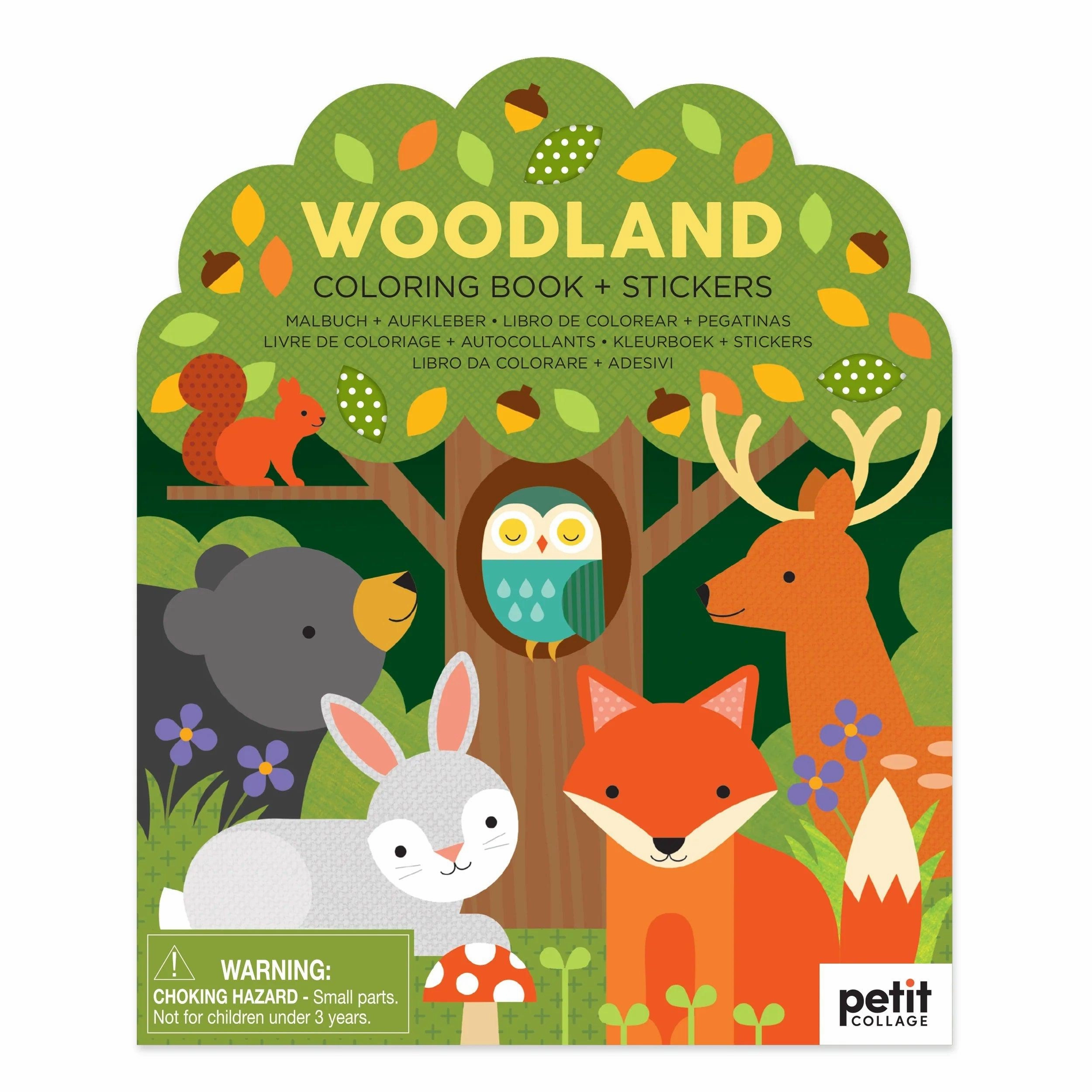 Coloring Book with Stickers