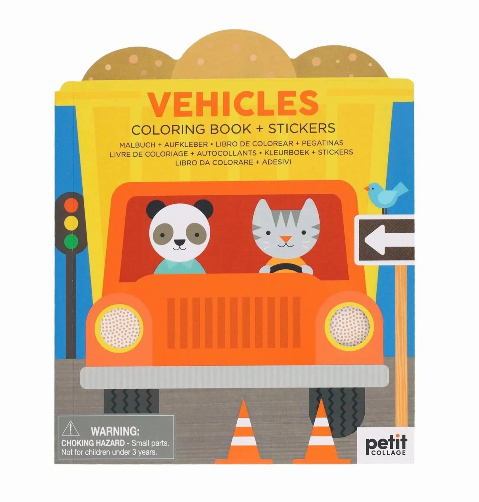 Coloring Book with Stickers