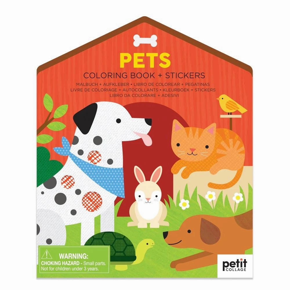Coloring Book with Stickers