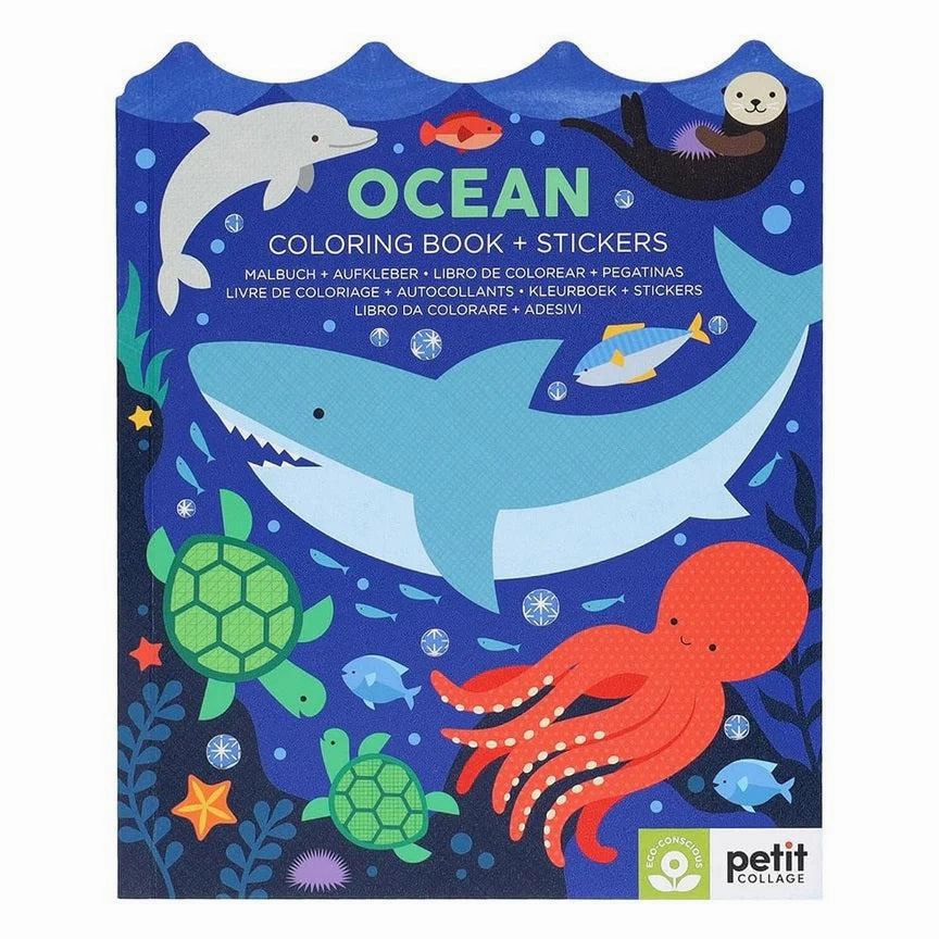 Coloring Book with Stickers