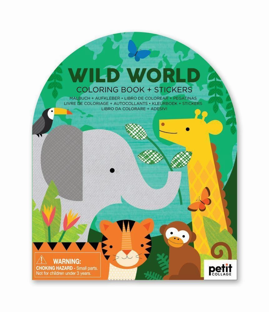 Coloring Book with Stickers