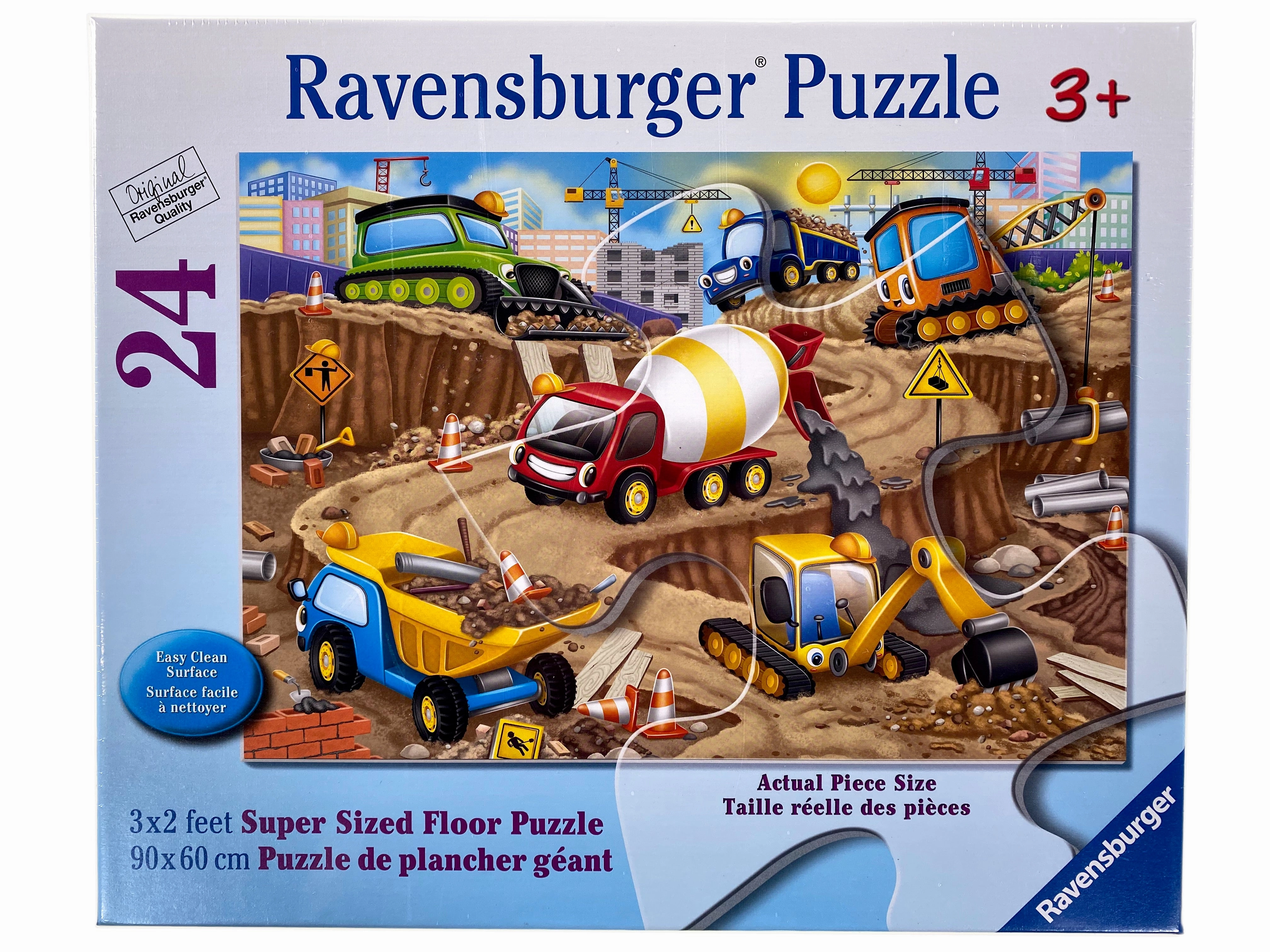 Construction Fun 24 Piece Floor Puzzle
