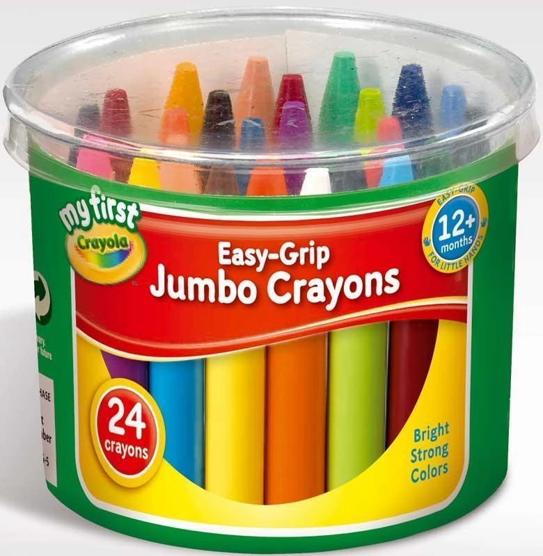 Crayola Easy Grip My First Jumbo Crayons 24 Colours