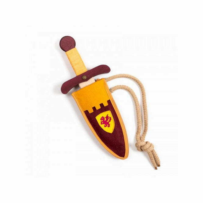 Dagger Kamelot with Pouch Garnet Dragon