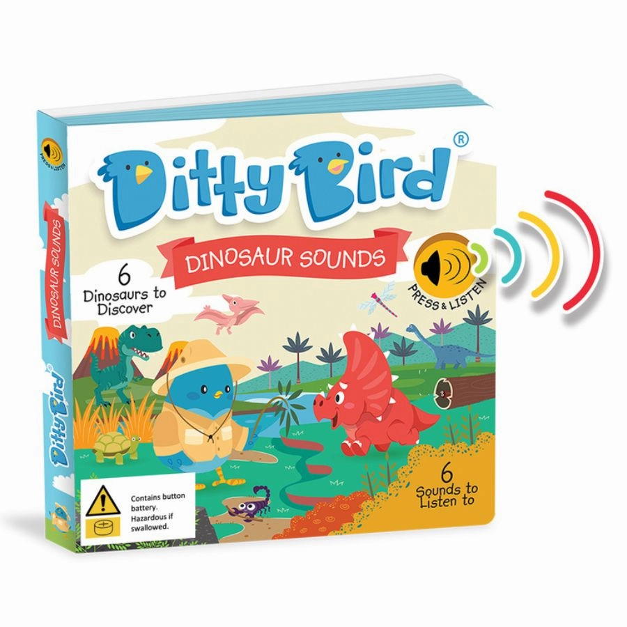 Ditty Bird - Dinosaur Sounds Board Book