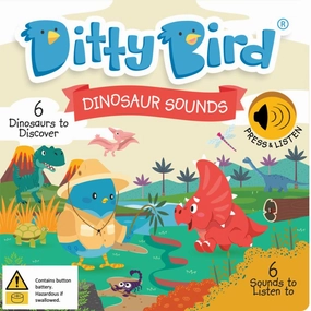 Ditty Bird - Dinosaur Sounds Board Book