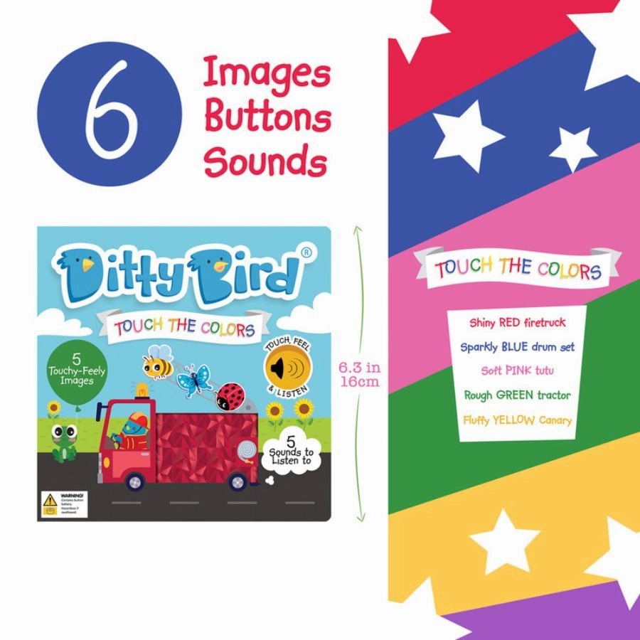 Ditty Bird - Touch the Colours Board Book
