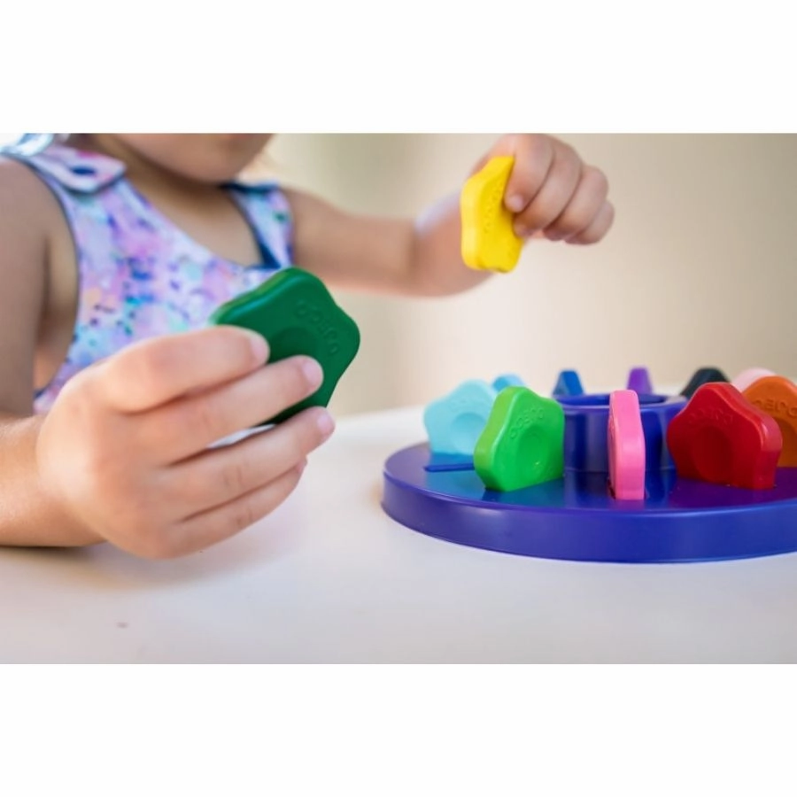 Djeco - 12 Toddler Flower Crayons