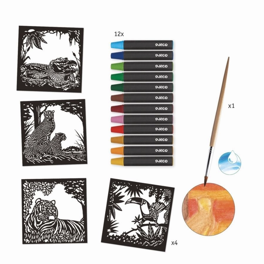 Djeco - Backlight Watercolour Workshop Art Set