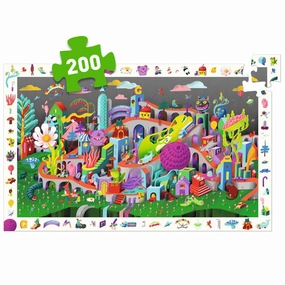 Djeco - Crazy Town 200 piece Observation Puzzle