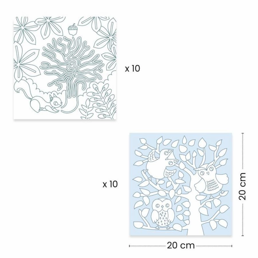 Djeco - Forest Colouring Dispenser
