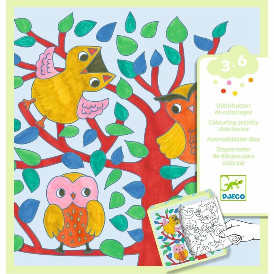 Djeco - Forest Colouring Dispenser