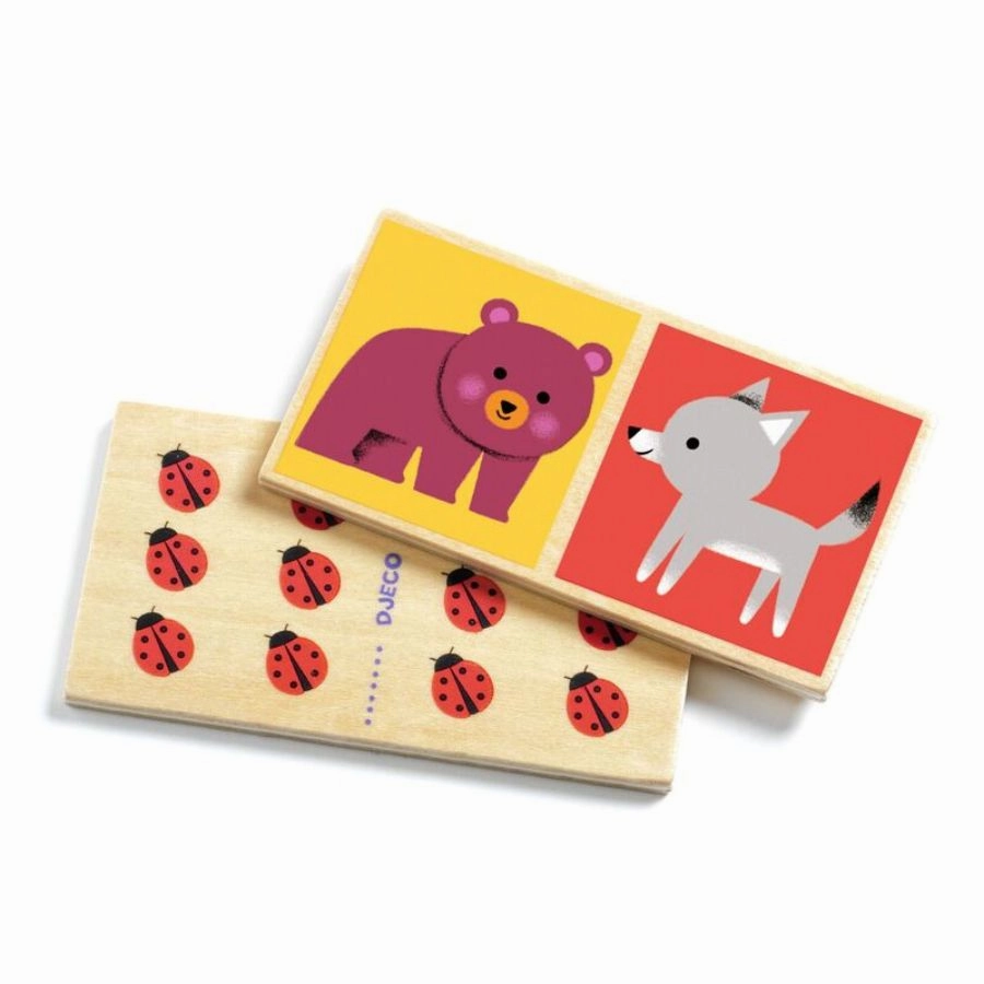 Djeco - Forest Wooden Domino Game