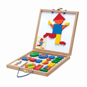 Djeco - Geoform Wooden Magnetic Set