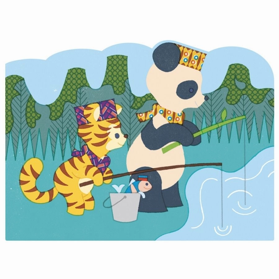 Djeco - Hidden Outside Water Colouring for Toddlers