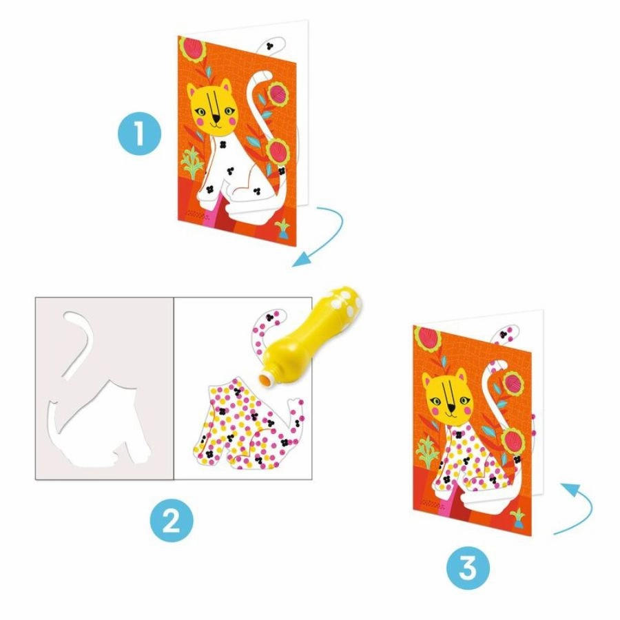 Djeco - Its All About the Dots Painting Art Set for Toddlers
