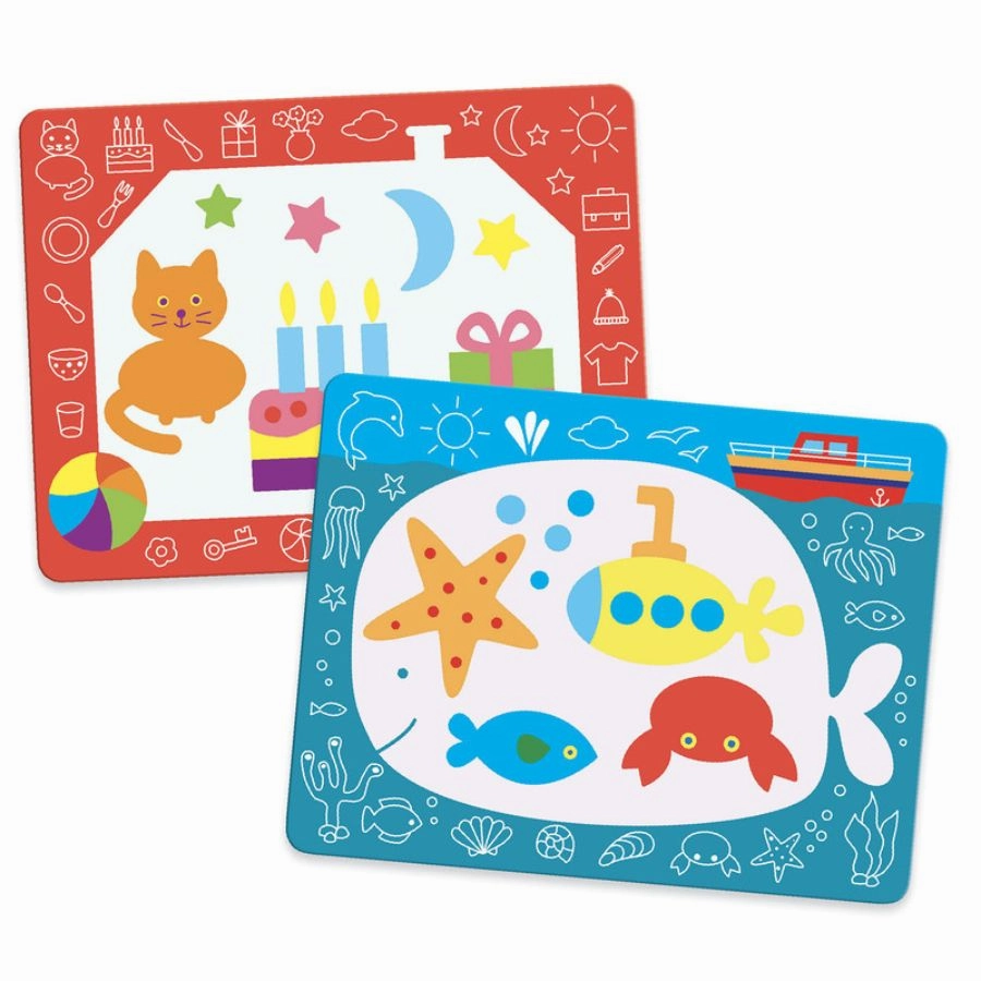 Djeco - Magic Scribbles Water Colouring for Toddlers