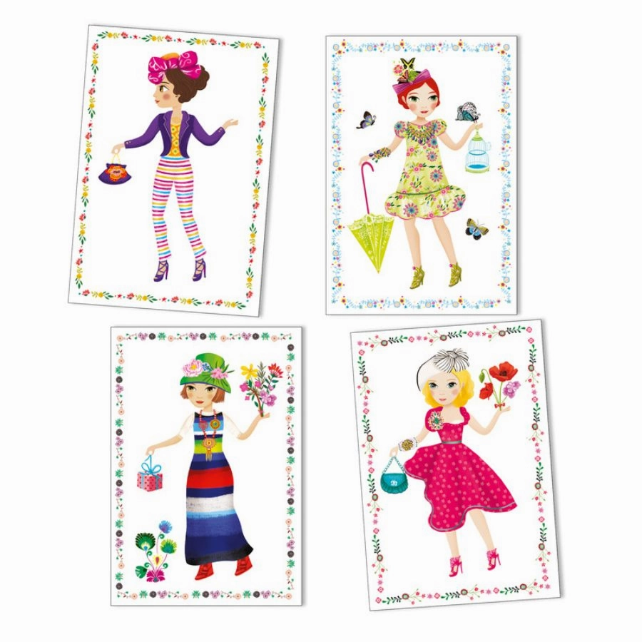 Djeco - Massive Fashion Stickers And Paper Dolls