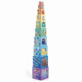 Djeco - Rainbow Blocks for Toddlers
