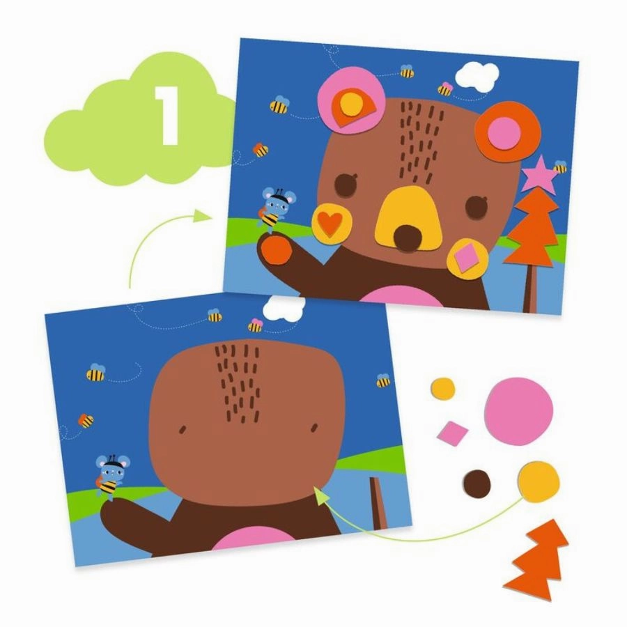 Djeco - The Mouse & His Friends Multi Craft Set