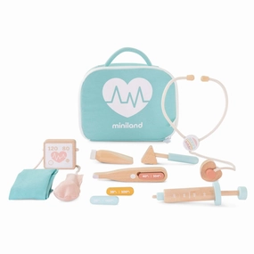 Doll-Sized Wooden Doctor Set