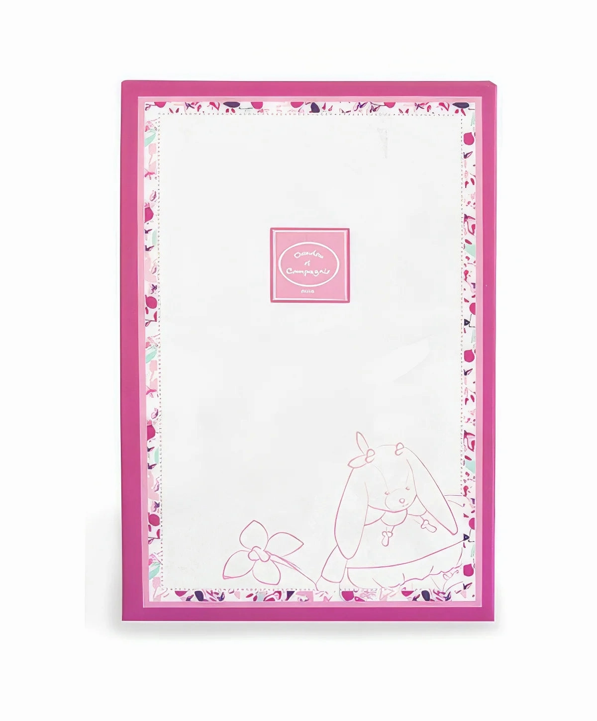 Doudou et Compagnie Cerise the Pink Rabbit Activity Soft Toy - 30 cm