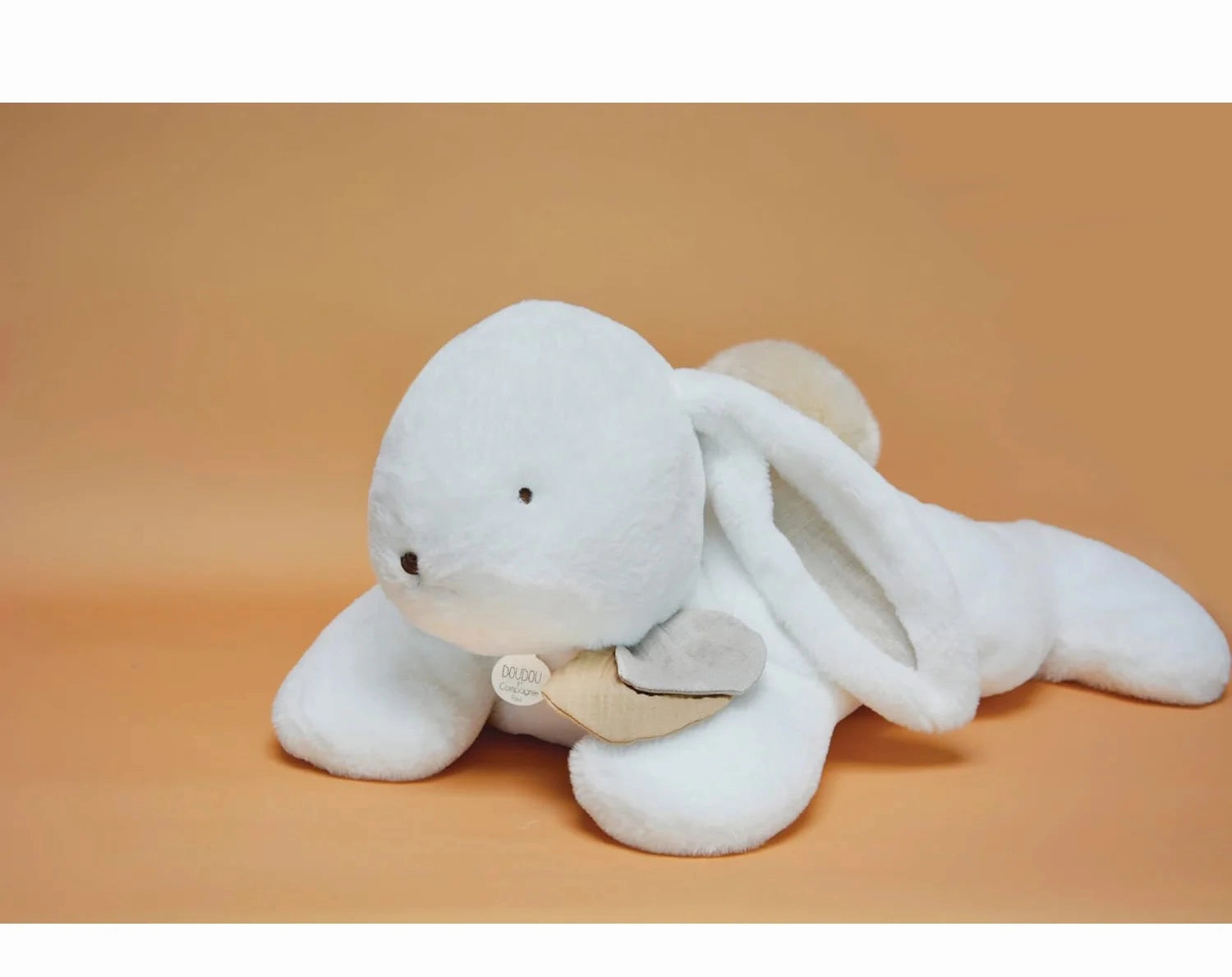 Doudou et Compagnie  Giant XXL Beige Rabbit Plush Toy 80 cm
