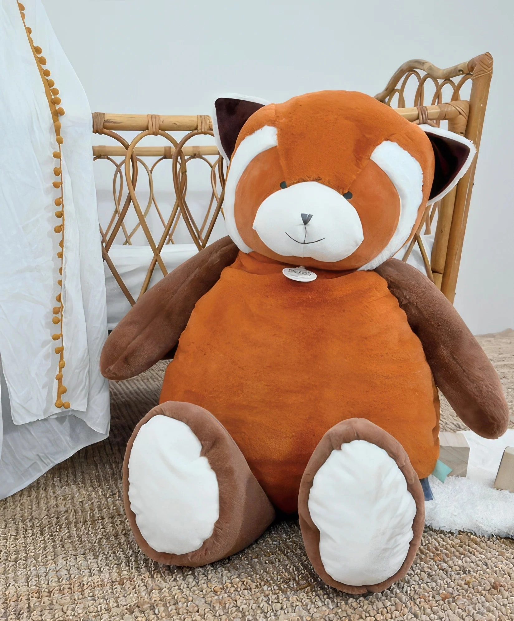 Doudou et Compagnie Giant XXL Red Panda Plush Toy - 100 cm