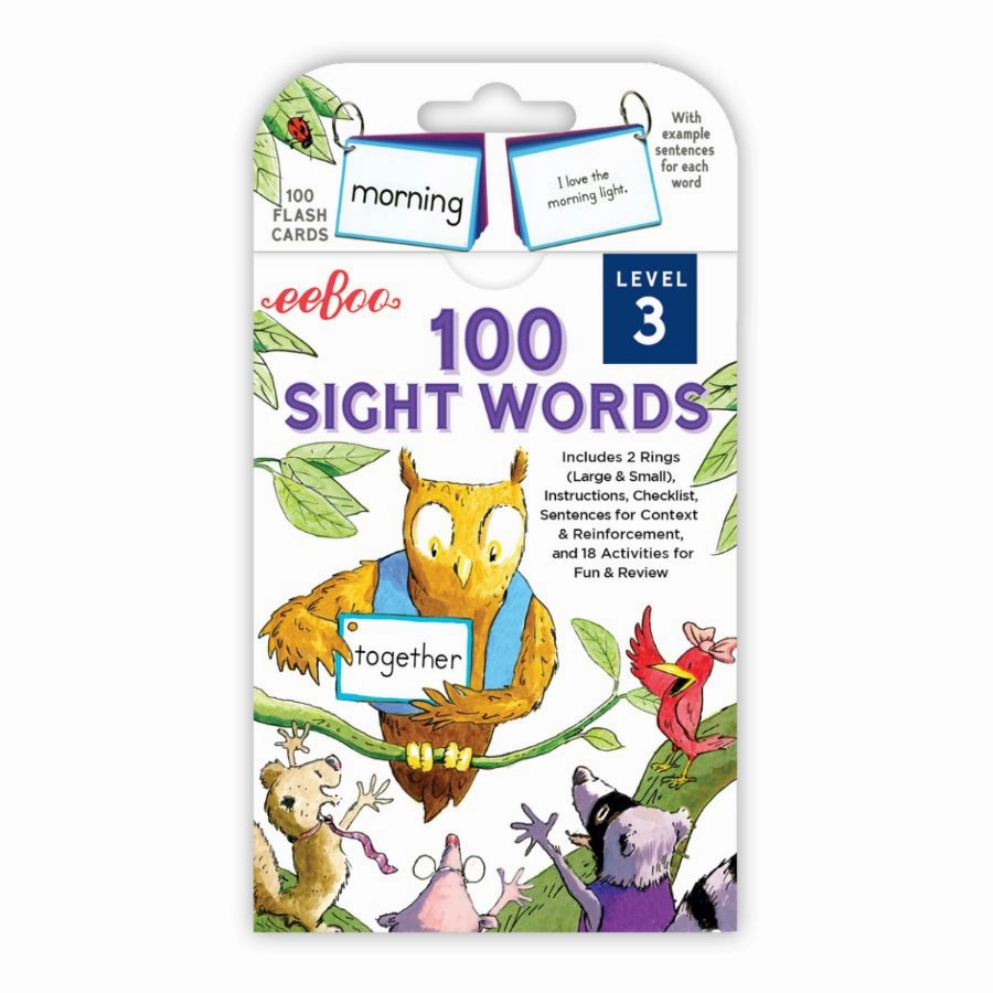 eeBoo - Flash Cards: 100 Sight Words Level 3