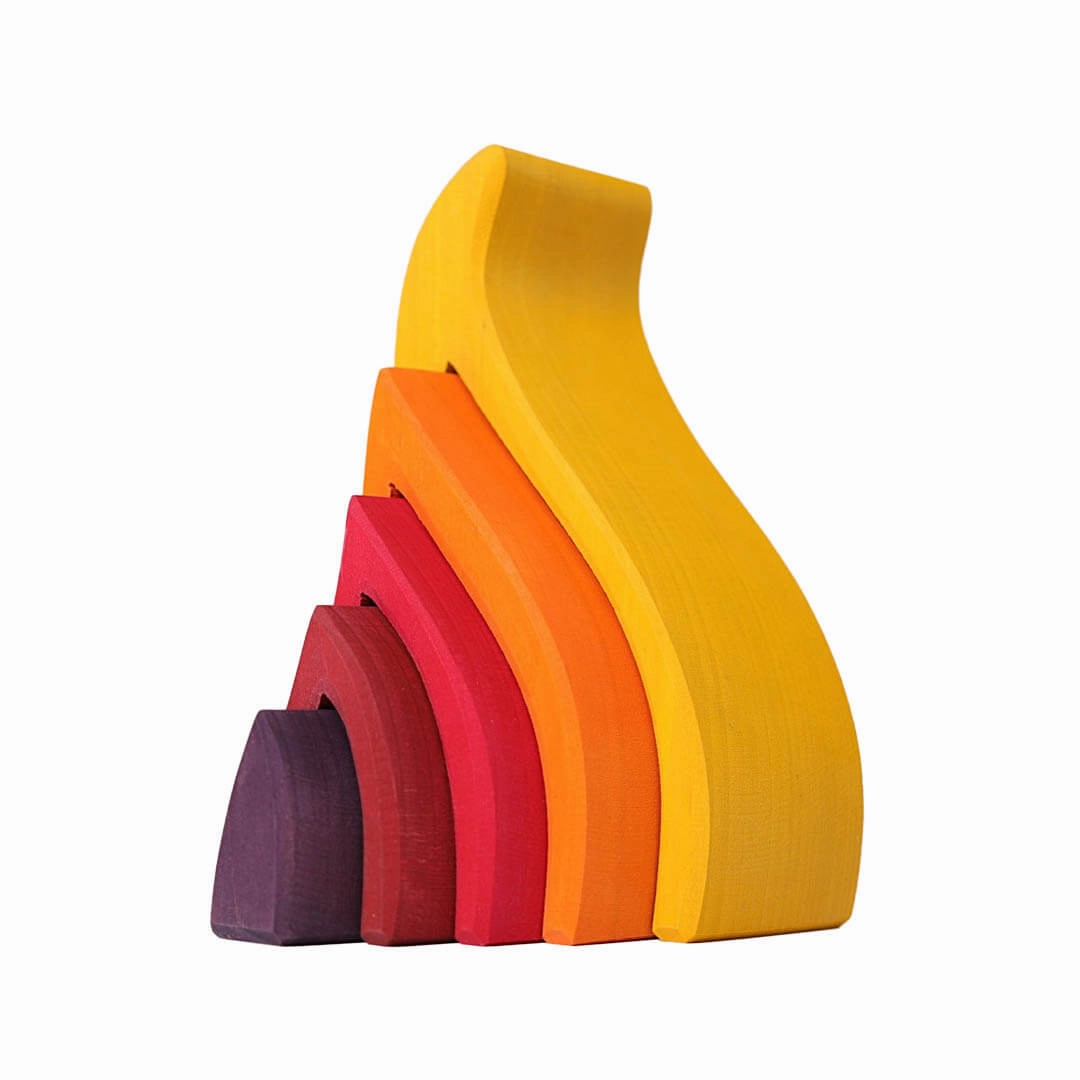 Elements Nesting Blocks: Fire