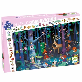 Enchanted Forest Observation Jigsaw Puzzle - 100 Piece