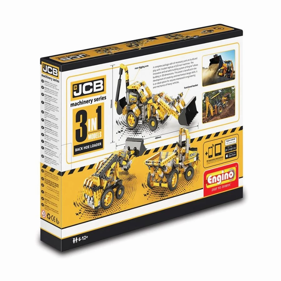 Engino - Creative Builder Machinery Set Backhoe Loader