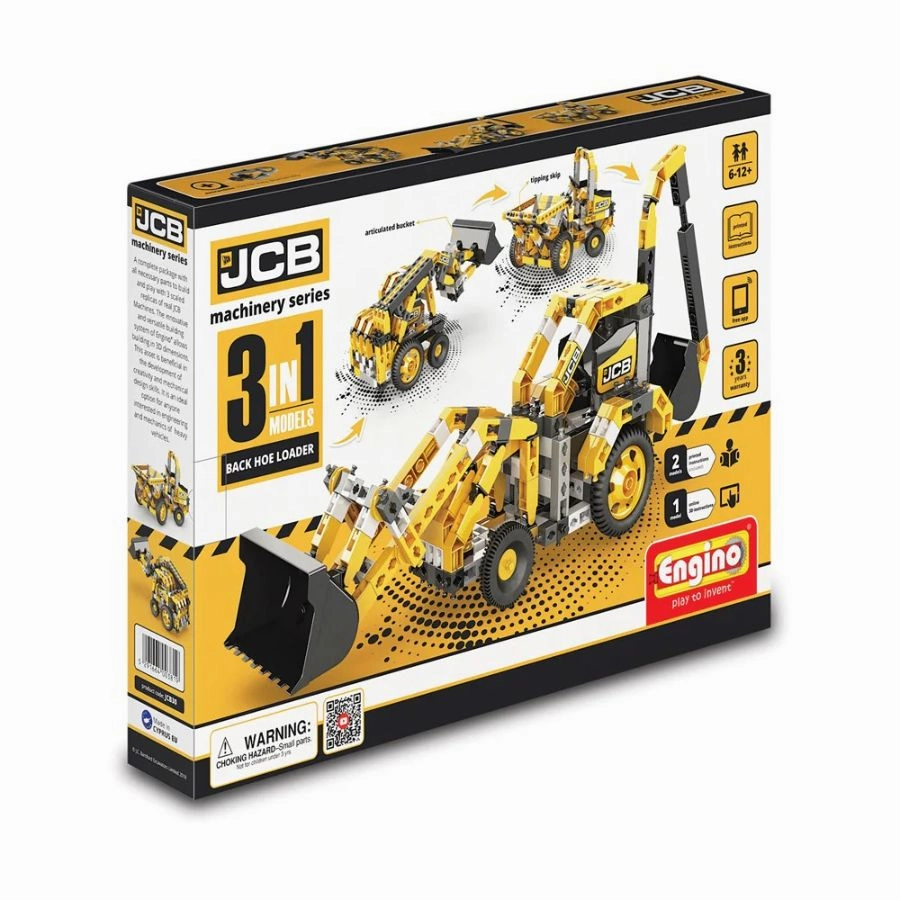 Engino - Creative Builder Machinery Set Backhoe Loader