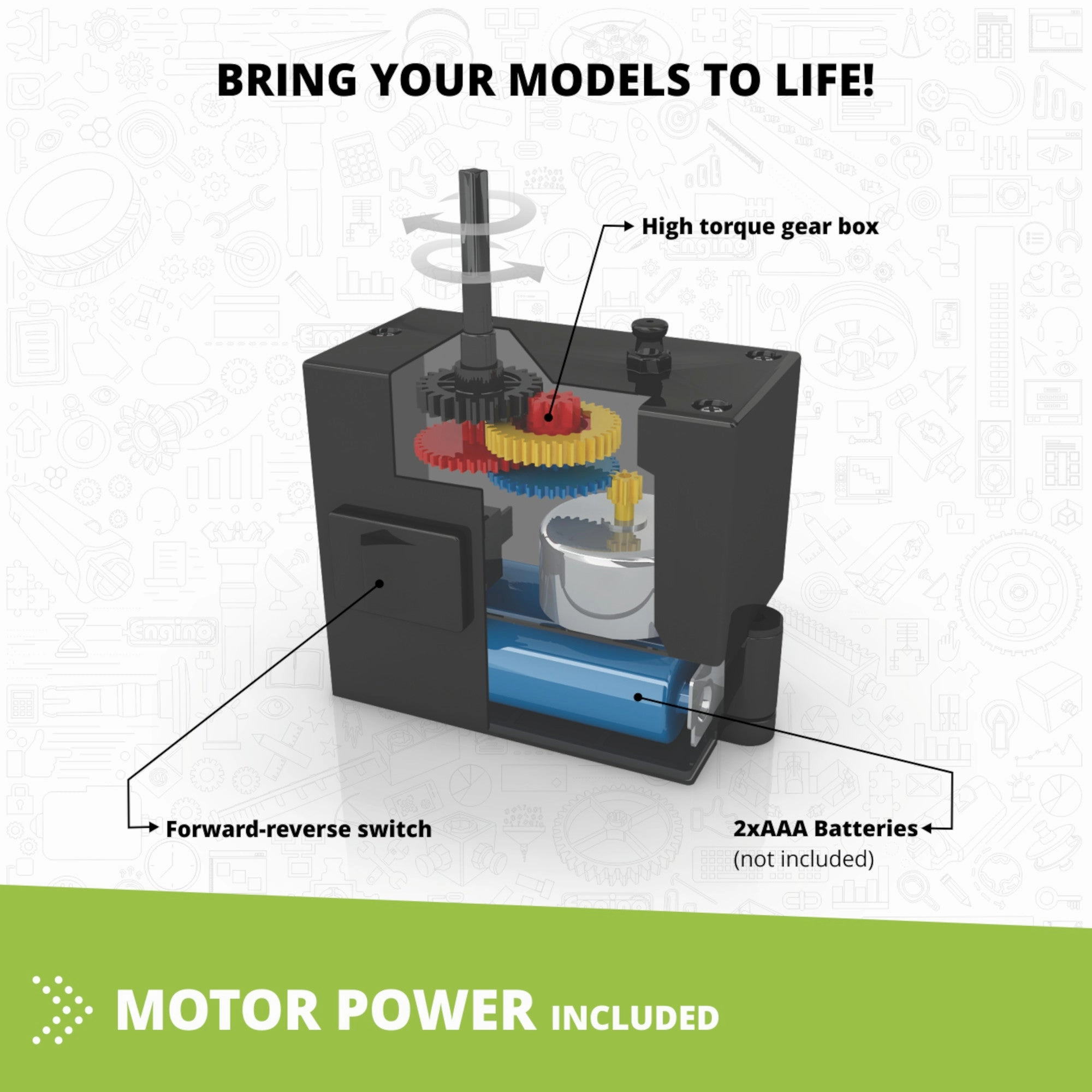 Engino Creative Builder 30 Models Motorized Set  Multi Model Set