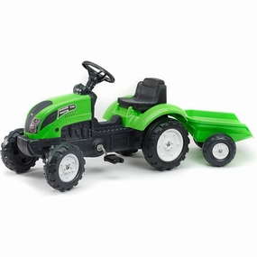 Falk Green Garden Master 620i Kids Ride-on with Trailer