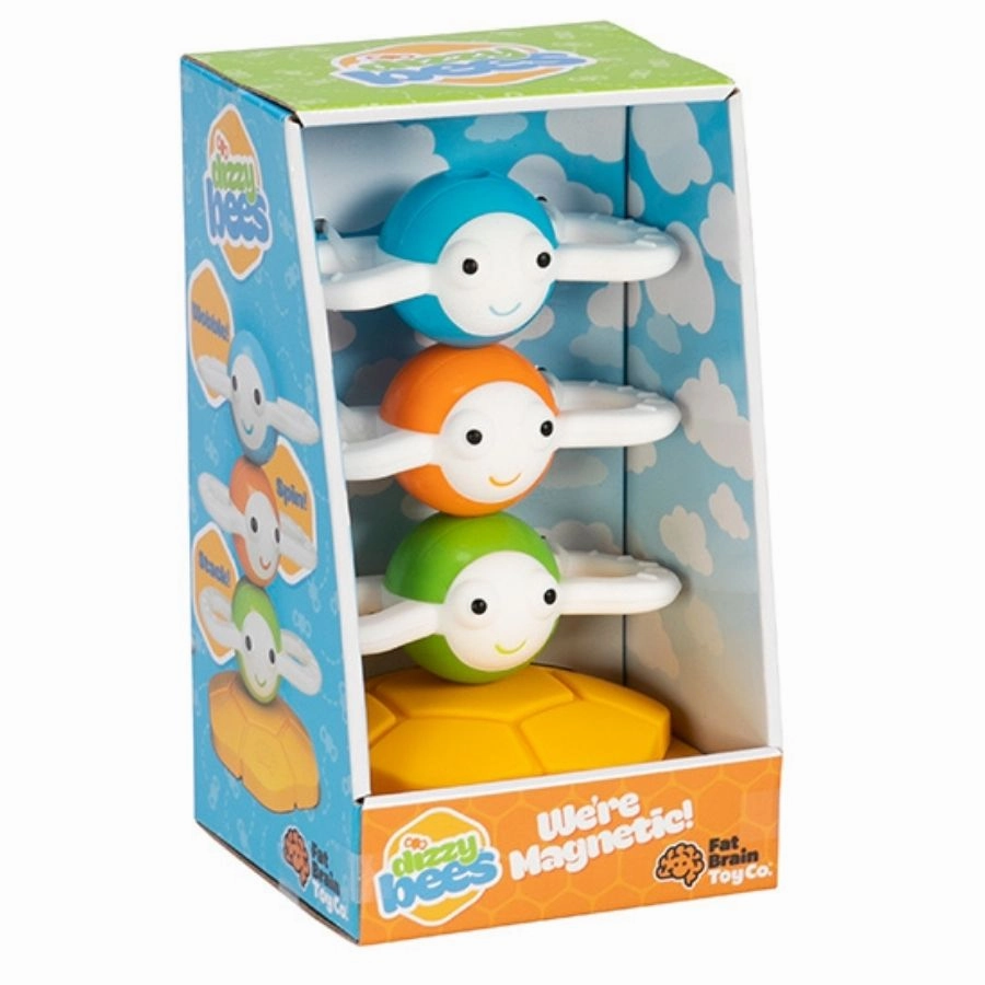 Fat Brain Toy Co - Dizzy Bees Magnetic Stacking Toy