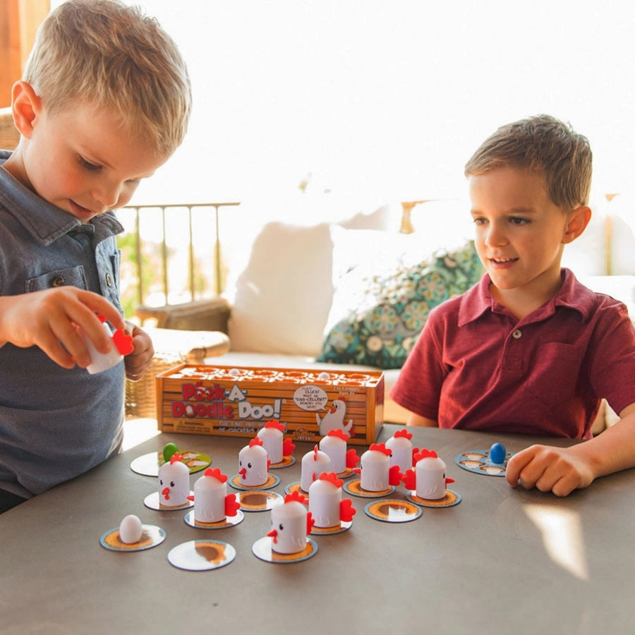 Fat Brain Toy Co - Peek-A-Doodle-Doo Game