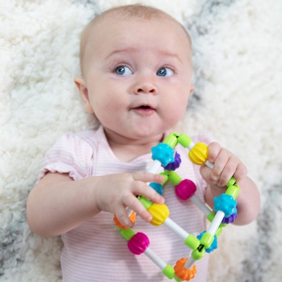 Fat Brain Toy Co - Quubi Flexible Sensory Cube - Baby Toy