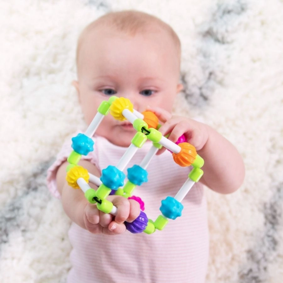 Fat Brain Toy Co - Quubi Flexible Sensory Cube - Baby Toy