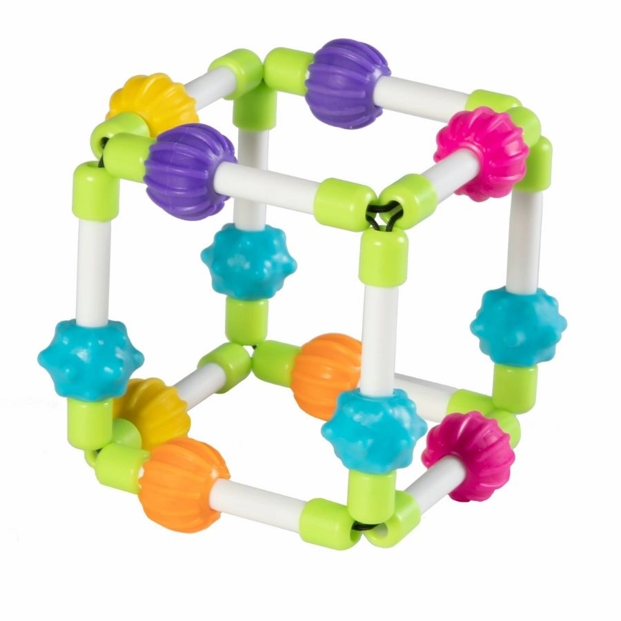 Fat Brain Toy Co - Quubi Flexible Sensory Cube - Baby Toy